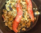 Foto del paso 5 de la receta: Mis spaghetti alle vongole. Para mi mamá