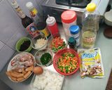 รูปขั้นตอนการทำที่ 1 ของ ข้าวผัดอเมริกัน