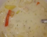 Tejfölös karfiolleves recept fázis 4 fotója
