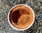 A picture of step 2 of Nutella lava cake.