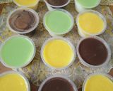 Foto langkah ke 4 dari resep *Silky Pudding aneka rasa*.
