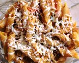 A picture of step 1 of Hot Red sauce pasta.