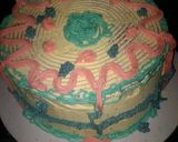 A picture of step 13 of Red Velvet and chocolate cake.