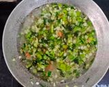 A picture of step 4 of Vegetable Rava Upma.