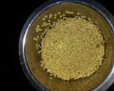 A picture of step 4 of Chane ki dal ka chilla With boiled Chhole.