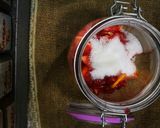 A picture of step 8 of Sparkling Raspberry lemonade|| preserved raspberry lemonade.