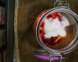 A picture of step 8 of Sparkling Raspberry lemonade|| preserved raspberry lemonade.