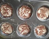 মার্বেল কাপ কেক(marble cup cake recipe in Bengali) রেসিপি ধাপ - 6 ছবি