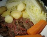 Hình bước làm 10 của món Corned Beef (Bò hầm ngũ vị và bắp cải)
