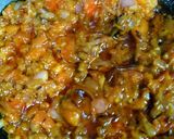 A picture of step 5 of Broken Wheat Masala khichdi.