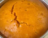Gambar langkah 4 resipi Upside down orange cake.