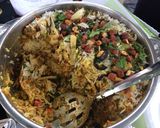 A picture of step 17 of Vegetable Dum Biryani.