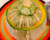 Hình bước làm 1 của món Soup bí đỏ nấu thịt băm