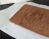 A picture of step 7 of Snickers Chocolate Roll Cake.