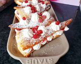 Une image de l'étape 5 de Feuilletés triangles gourmands chantilly framboises 😋#janvier.