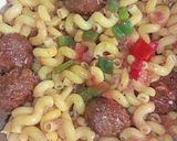 A picture of step 5 of Cavatappi (twisted) Pasta With Meatballs 🍜🍝😋.