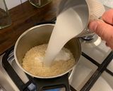 A picture of step 2 of Coconut Milk Rice.