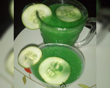 A picture of step 2 of Cucumber juice.