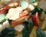 รูปขั้นตอนการทำที่ 3 ของ "สปาเกตตีแกงเขียวหวานไก่" 🍝 Spaghetti with Chicken Green Curry
