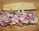A picture of step 2 of Pork Leg Roll Sandwich, Jon Style.