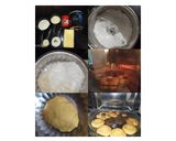 A picture of step 1 of Coco almond and Butter Cardamom Kulcha-e-Khataye.