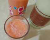صورة لخطوة 1 من وصفة عصير كوكتال الموز والفرواولة والبرتقال🍊🍌🍓🍋