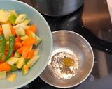 A picture of step 2 of Raw Mango -Carrot Pickle😋.