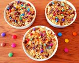 Une image de l'étape 7 de CRUMBLE BANANE – CHOCOLAT AU LAIT – SMARTIES.