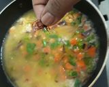 A picture of step 3 of Kashmiri pulao.