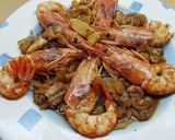 Foto del paso 5 de la receta Gambones con genjibre, cebolla y soja