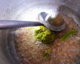 A picture of step 1 of Aloo methi.