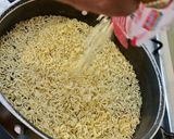 A picture of step 2 of Indomie instant noodles.