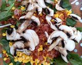 Foto del paso 8 de la receta: Ensalada de espinaca con tocino ixtepecana