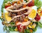 Foto langkah ke 4 dari resep Salad Sayur dan Ayam Panggang Teflon.