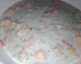 A picture of step 6 of Mint Raita with veg.