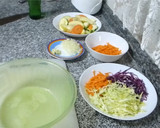 Foto do passo 1 de Tempura de frutas e vegetais