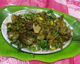 A picture of step 13 of Surti undhiyu.