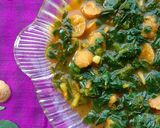 A picture of step 3 of Methi-vadi sabji.
