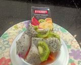 A picture of step 3 of Dragon fruit Chaat.