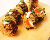 Foto langkah ke 4 dari resep Indomie goreng Sushi.