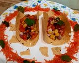 A picture of step 3 of Papad Tacos.