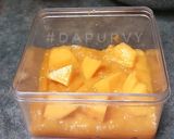 Foto langkah ke 4 dari resep CREAMY MILK MANGO 2 in1 tanpa susu evaporasi.