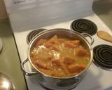 A picture of step 3 of Home made pumpkin and leak soup.