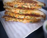 A picture of step 6 of Tandoori Mayo sandwich.