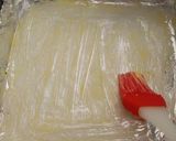 Foto langkah ke 3 dari resep Puding Roti Tawar Panggang.