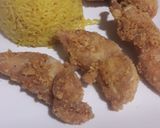 Foto del paso 4 de la receta: Arroz al curry con pollo apanado