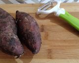 A picture of step 1 of Peri Peri Sweet Potato Fries.
