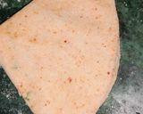 A picture of step 2 of Masala parantha.
