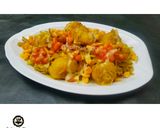 A picture of step 3 of Fried cabbage salad.