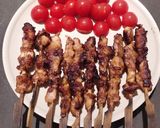 A picture of step 1 of Grilled Chicken Skewers with Cherry Tomatoes.